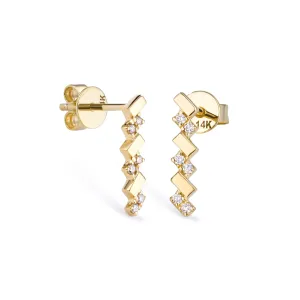 Orchid Gems Simply Chic Diamond Earrings