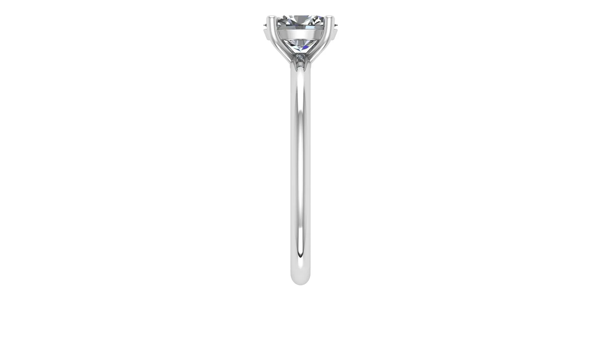 Oval Brilliant Solitaire Ring