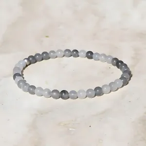 "Amplify" Cloudy Quartz Crystal Delicate Bracelet