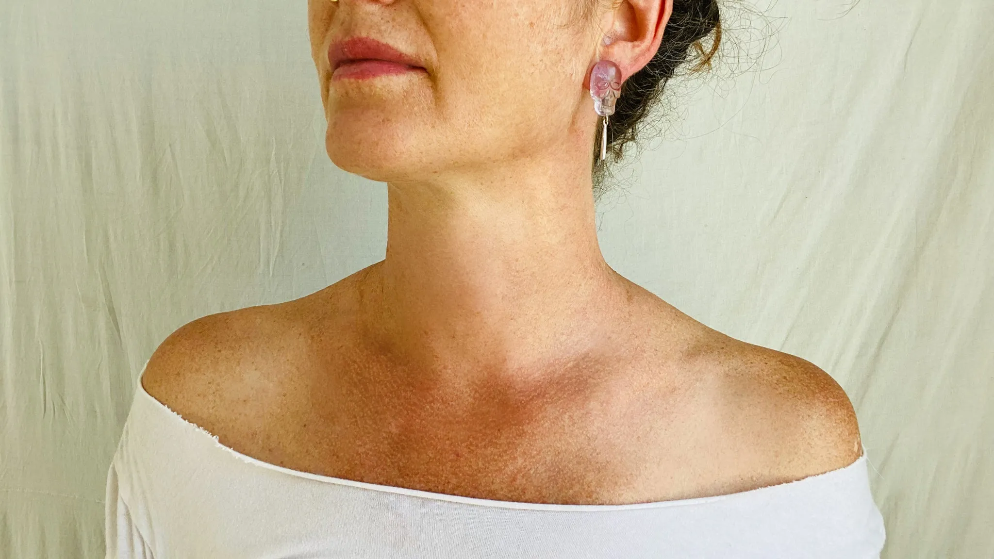 Skully Amethyst Earrings. 0311