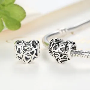 Solid 925 Sterling Silver Full of Amour Charm