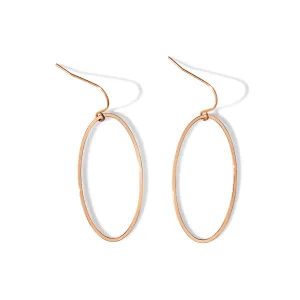 Steel Me Rose Gold Super Link Earrings W/S