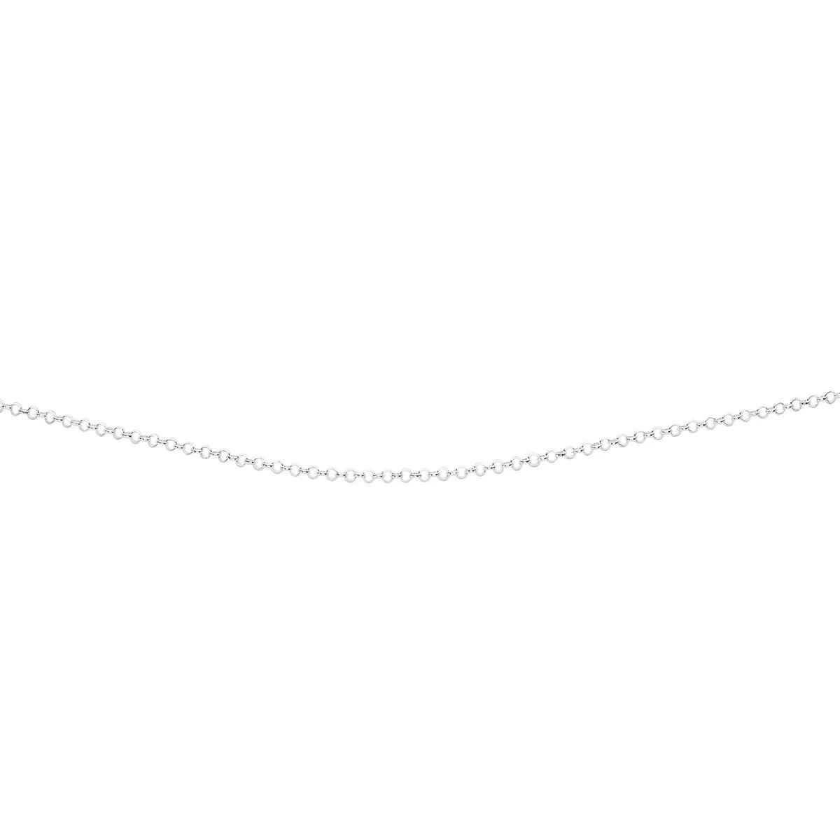 Sterling Silver Fine Belcher Chain 30 inch