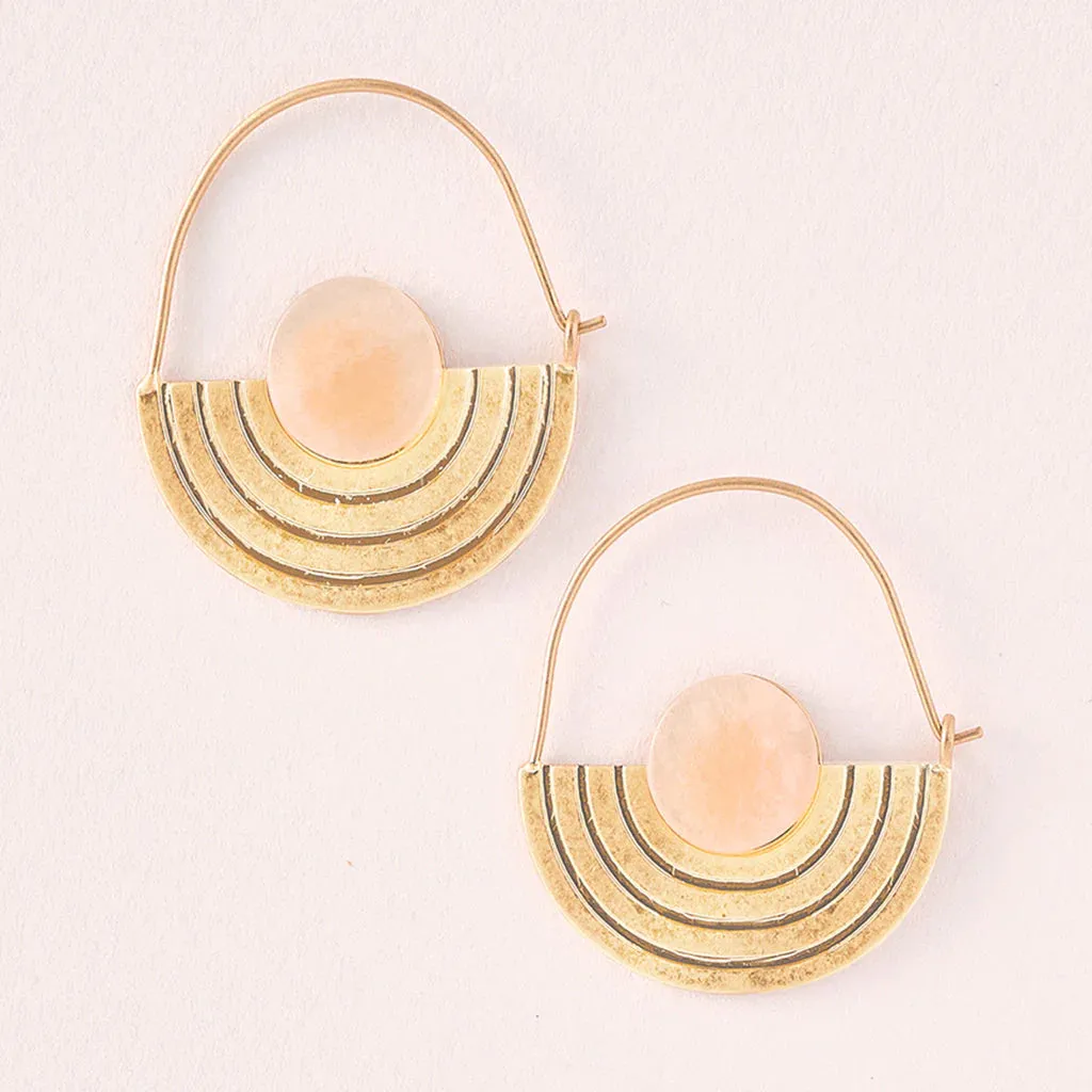 Stone Orbit Earring