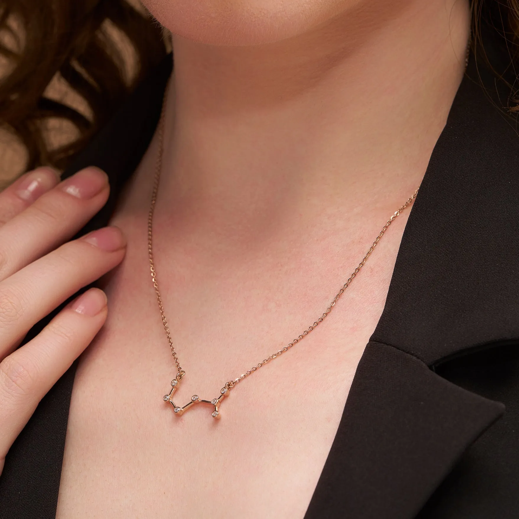 Stylish Virgo Constellation Necklace