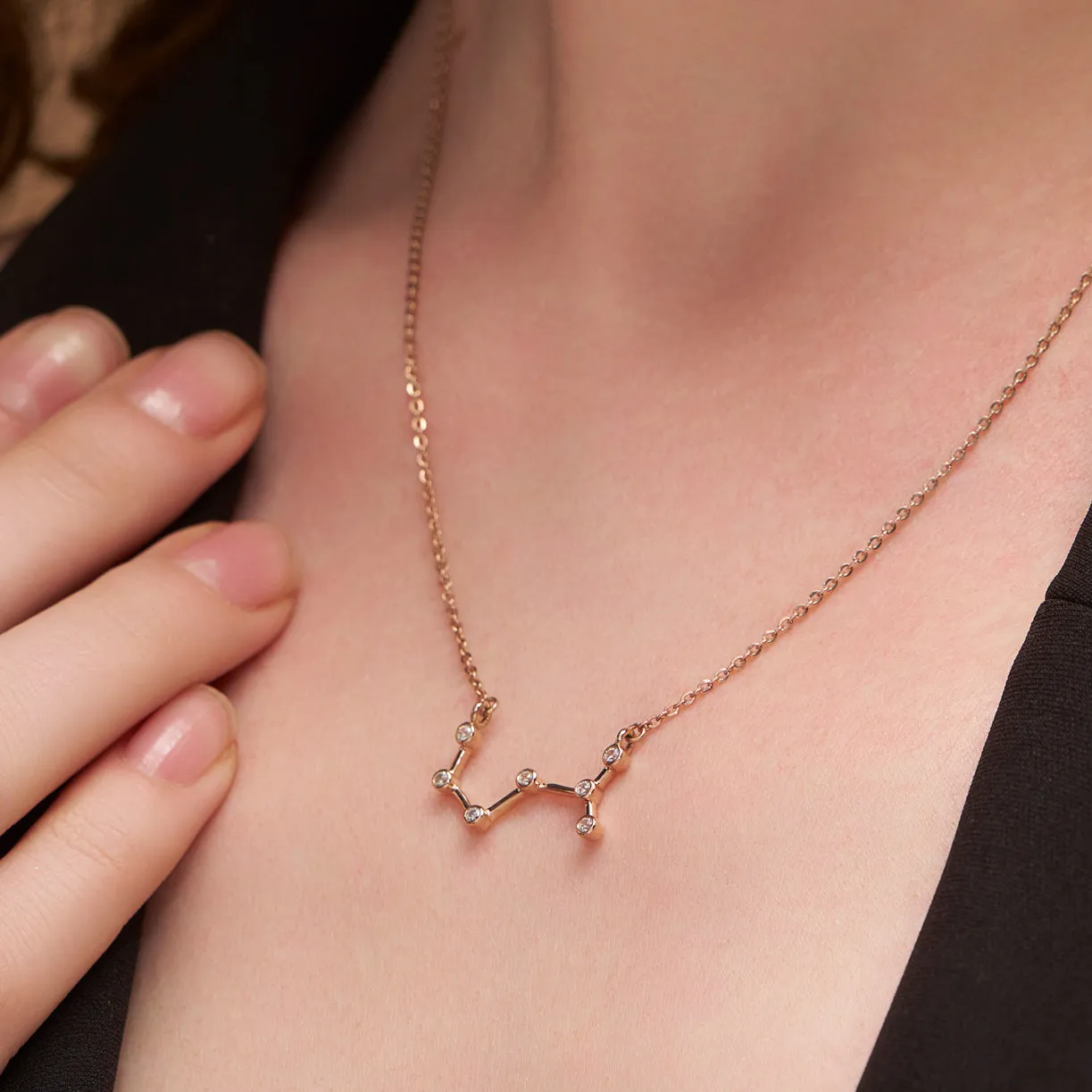 Stylish Virgo Constellation Necklace