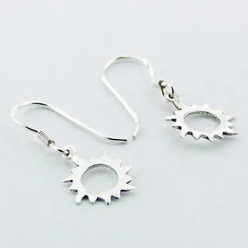 Sunshine Earrings, Sterling Silver