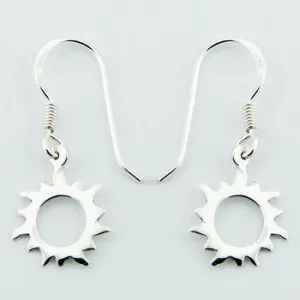Sunshine Earrings, Sterling Silver