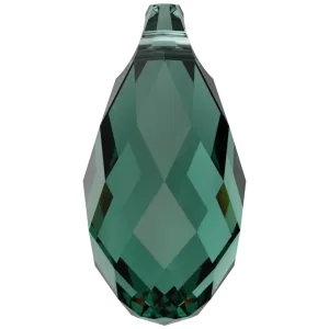 Swarovski Pendants Briolette (6010) Emerald