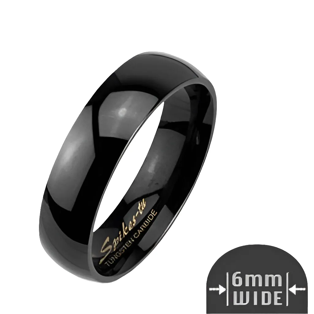 THE SHINNING 6mm TUNGSTEN MENS WEDDING RING