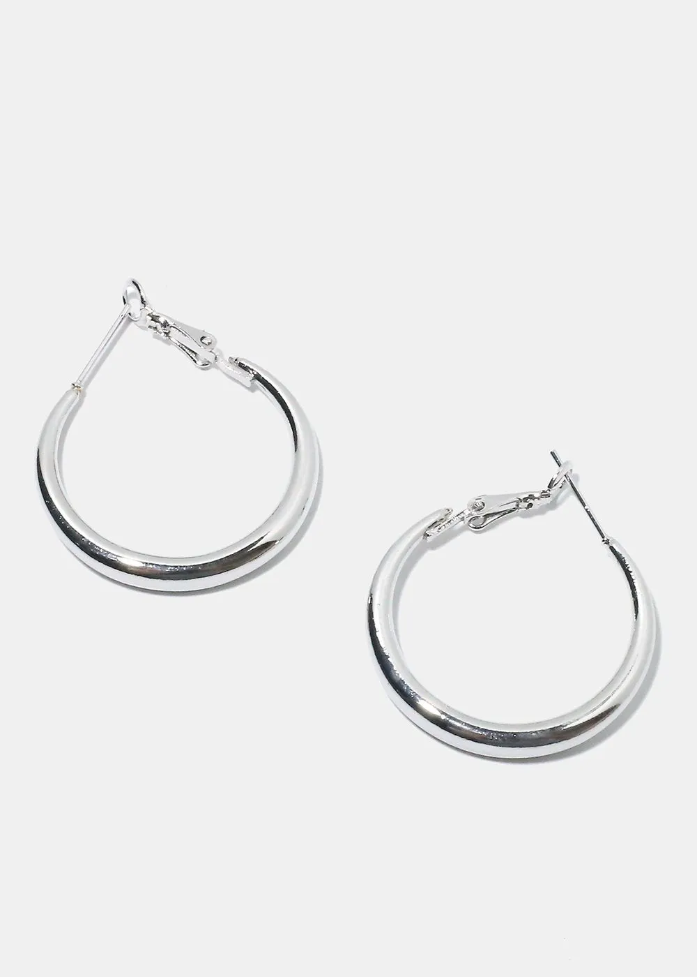 Thick Hoop Earrings