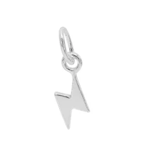 Thunder Bolt Charm Sterling Silver | Permanent Jewelry