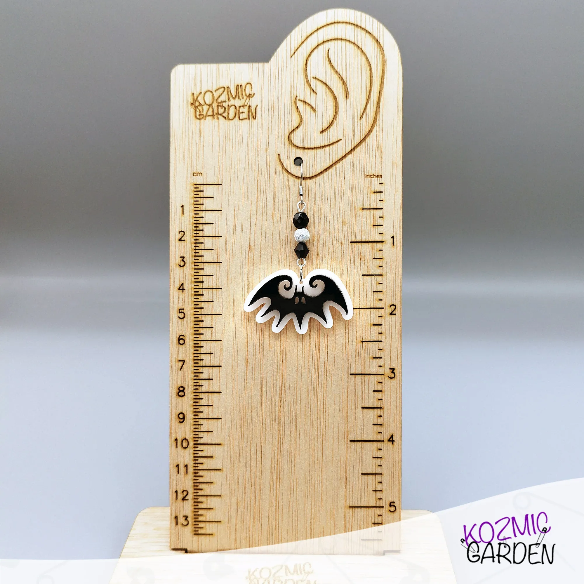 Tim Burton Style Bat Earrings | Cute and Quirky Little Bat!