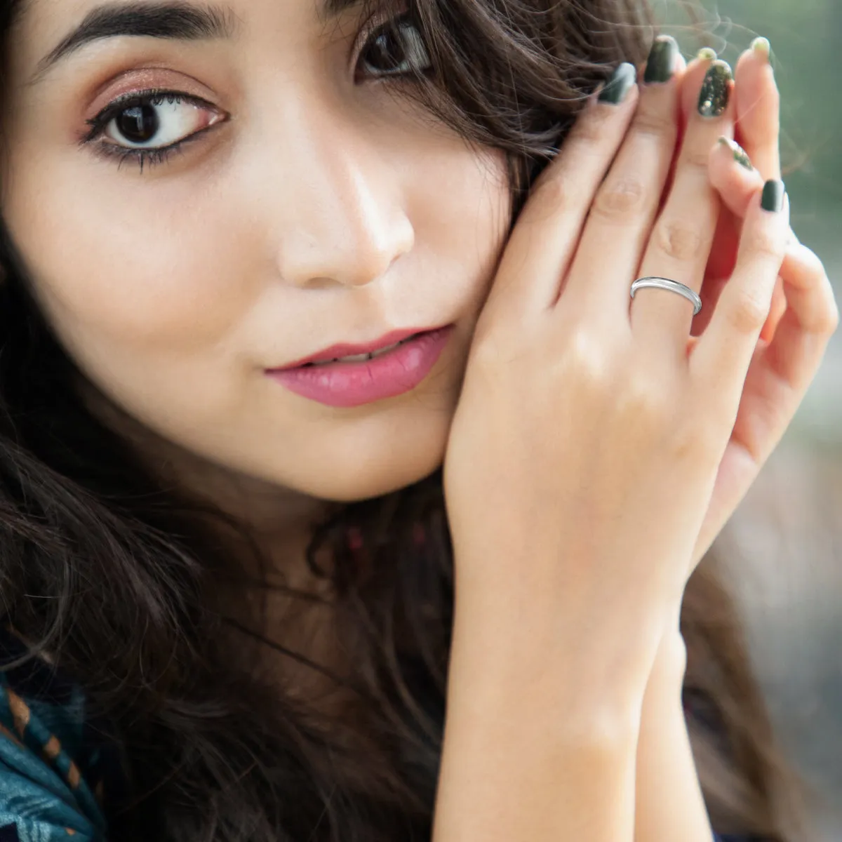 Timeless Adjustable Silver Band Ring