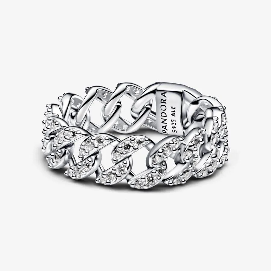 Timeless Pave Cuban Jewelry Set
