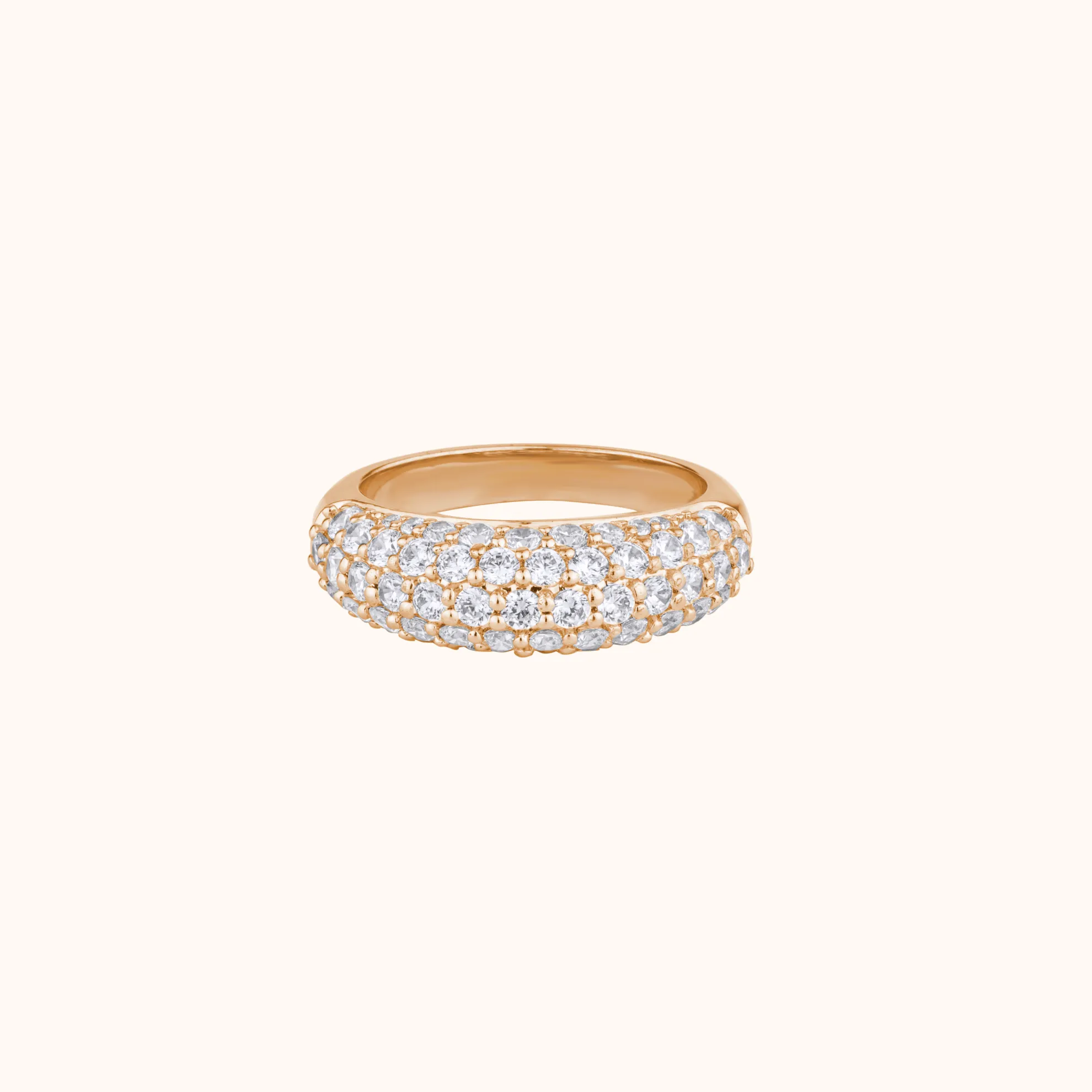 Timeless Pave Silver Band