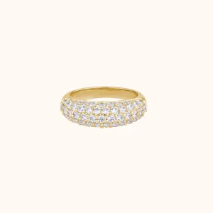 Timeless Pave Silver Band