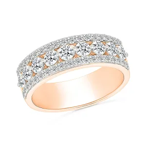 Trifecta Gleam Diamond Ring