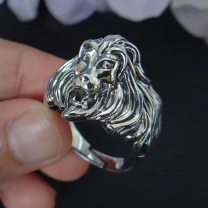 Very Beautiful Lion Sterling Silver Ring