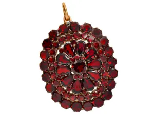 Victorian Bohemian Garnet Locket