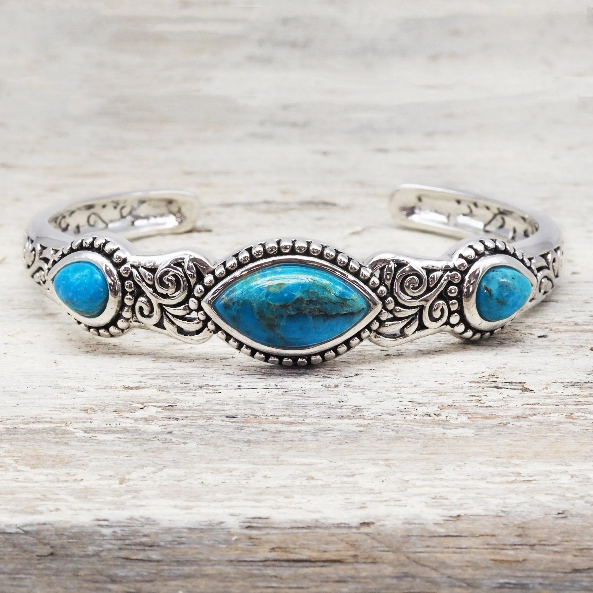 Vine Turquoise Cuff